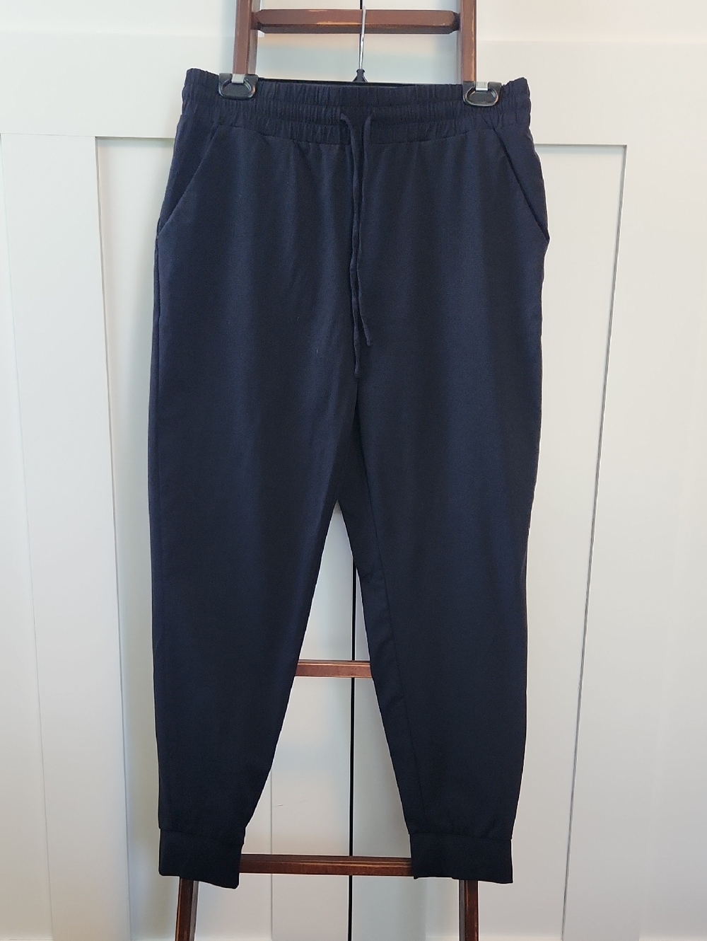 Soma Tech Knit Joggers, Size Medium Black
